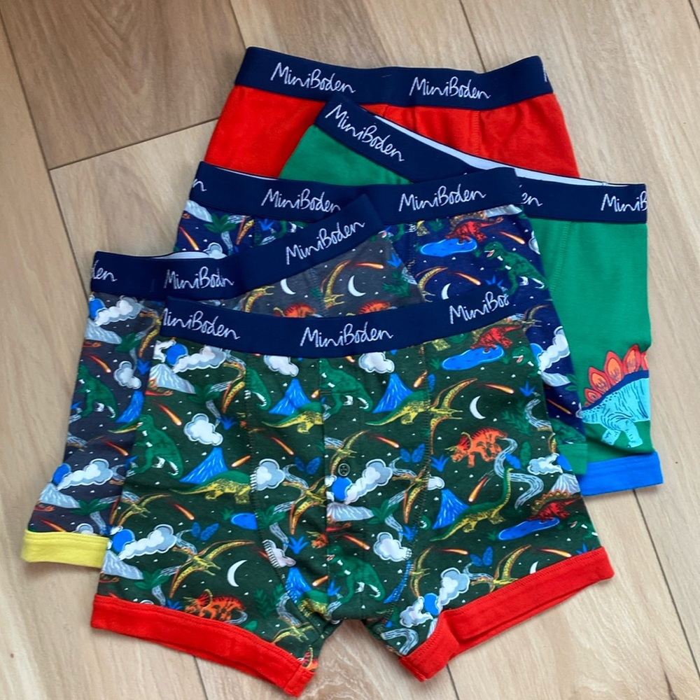 Mini Boden cotton boxer briefs size 8-9 nwot